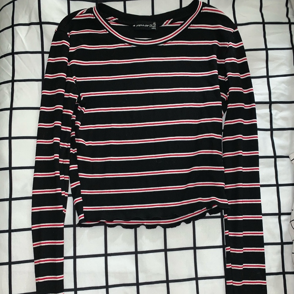 Long Sleeve Ribbed Shirt